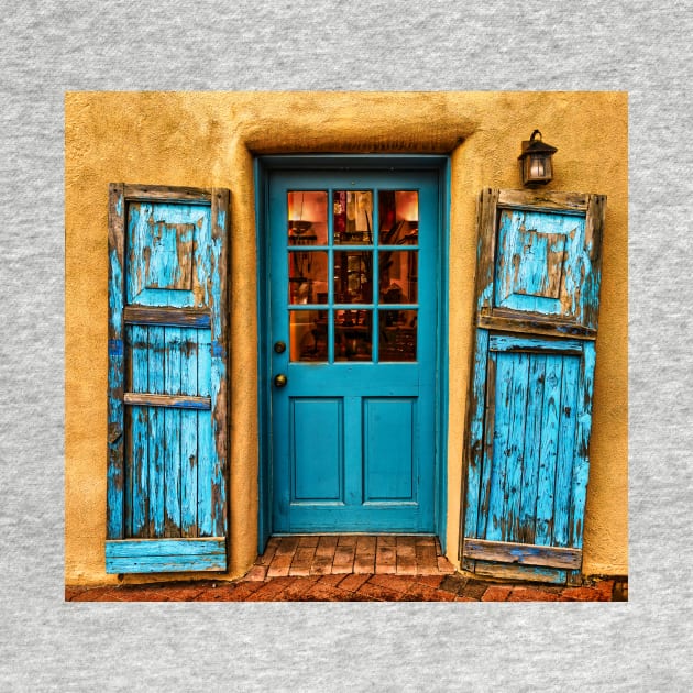 Santa Fe Turquois Door by jforno